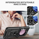 Hybrid Case Cover   Metal Ring  Kickstand Shockproof Armor  - ZDf79 2027-4