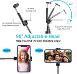 Selfie Stick  Wireless Lightweight Aluminum  Remote Shutter   Self-Portrait  Extendable  - ZDG36 2033-6