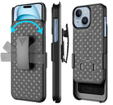 Case Belt Clip  Holster Swivel Cover Kickstand Armor  - ZDZ74 2004-2