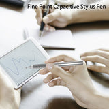 Stylus Touch Screen Pen Fiber Tip Aluminum Lightweight Silver Color  - ZDT01 2194-3