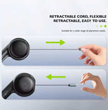 30W Car Charger Retractable 3 Amp Type-C 2-Port USB Fast Charge   - ZDK38 2241-5