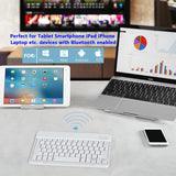 Wireless Keyboard   Ultra Slim   Rechargeable  Portable Compact  - ZDS79 2053-4