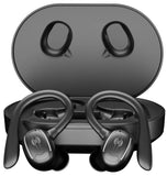 Wireless Ear-hook TWS Earphones   Bluetooth Earbuds   Over the Ear Headphones   True Stereo   Charging Case  Hands-free Mic  - ZDM57 1986-2