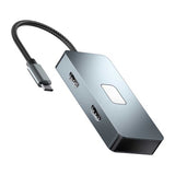 2 Port HDMI TV Adapter 7-in-1 USB-C Hub TYPE-C PD Charger Audio Video Projector Converter   - ZDZ88 2212-3