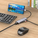 5-in-1 Adapter USB-C Hub   HDTV HDMI   RJ45 Network Port   Charger Port   TV Video Hub  Ethernet  - ZDR78 2012-3