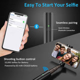 Selfie Stick  Wireless Lightweight Aluminum  Remote Shutter   Self-Portrait  Extendable  - ZDG36 2033-4