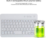 Wireless Keyboard   Ultra Slim   Rechargeable  Portable Compact  - ZDS79 2053-2