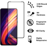 2 Pack Screen Protector  Tempered Glass HD Clear Full Cover (Fingerprint Unlock) 9H Hardness  - ZD2V76 2115-2