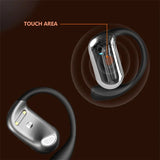 Wireless Ear-hook OWS Earphones   Bluetooth Earbuds   Over the Ear Headphones   True Stereo   Charging Case   Hands-free Mic   - ZDXZ95 2093-4