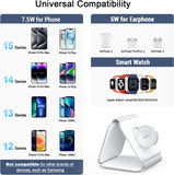 15W Magnetic Wireless Charger   Fast Charge  Foldable  Charging Pad  Slim  Quick Charge   USB-C   - ZDR05 2015-6