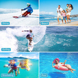 Waterproof Case  2 Pieces Underwater Bag For Pool Sea Floating Cover Touch Screen  - ZDE47+A47 1988-4