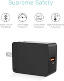 18W Fast Home Charger 6ft Long USB-C Cable Power Cord Wall AC Adapter Long Wire QC3  - ZDF92 2056-6