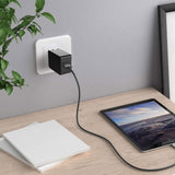 18W Fast Home Charger 6ft Long USB-C Cable Power Cord Wall AC Adapter Long Wire QC3  - ZDF92 2056-7