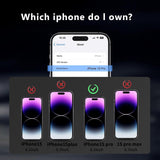 2 Pack Privacy Screen Protector Tempered Glass Curved Anti-Spy Anti-Peep 3D Edge  - ZD2V40 2062-8