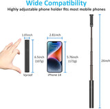 Selfie Stick  Wireless Lightweight Aluminum  Remote Shutter   Self-Portrait  Extendable  - ZDG36 2033-3