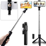 Selfie Stick  Wireless  Built-in Tripod   Remote Shutter  Stand  Self-Portrait   - ZDG32 1989-2