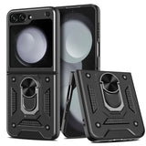 Hybrid Case Cover   Metal Ring  Kickstand Shockproof Armor  - ZDE74 2104-1
