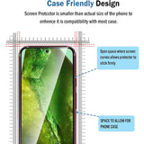 2 Pack Screen Protector  Tempered Glass HD Clear Full Cover (Fingerprint Unlock) 9H Hardness  - ZD2SP23 2192-4