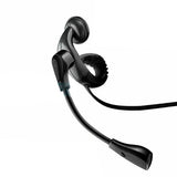 Wired Earphone   with Boom Mic  Ear-hook  3.5mm Adapter   Single Earbud   Headphone   - ZDXC37 2097-1