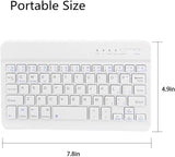 Wireless Keyboard   Ultra Slim   Rechargeable  Portable Compact  - ZDS79 2053-7
