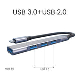 USB-C Adapter 4-in-1 Hub USB-A USB Splitter  - ZDZ85 2198-4