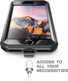 Hybrid Case Rugged Holster Swivel Belt Clip - Built-in Screen Protector - Black - Selna N33 124-7