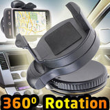 Car Mount Phone Holder for Dash and Windshield - Compact - Fonus B90