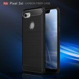 Ultra Slim Carbon Fiber Case Cover - Shockproof - Black - Fonus L26
