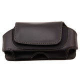 Leather Case Belt Clip Swivel Holster Cover - LCASE15 - Black - C74