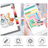Stylus Touch Screen Pen Fiber Tip Aluminum Lightweight White - ZDZ74