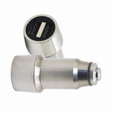 Stainless Steel 3.1A Car Charger 2-Port USB - Fonus F76