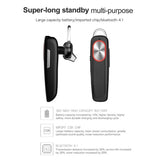 Wireless Earphone Mono Earbud Handsfree Mic Single Headphone Headset - ZDY84