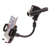 Car Mount for Lighter DC Charger - Dual USB Port - Extra Socket - Fonus D69