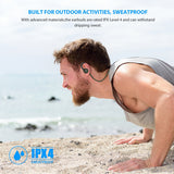 Behind the Ear Sports Wireless Earphones Sweatproof - Black - A03