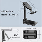 Dual 10W Wireless Charger Fast Foldable Stand 2-Coils Charging Pad - ZDJ96