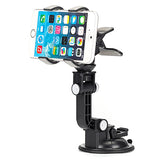 Car Mount Holder for Dash Windshield - Clipper - Multiangle Swivel - Fonus J05