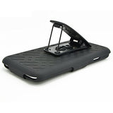 Case Holster Combo Swivel Belt Clip - Dropproof - Kickstand - Black - Fonus N91