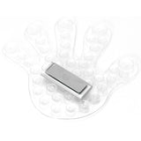 Double Sided Suction Holder - Hand Shaped - Non-Slip - Clear - Z43