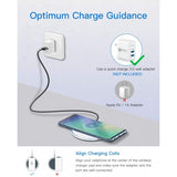 15W Wireless Charger Fast Charging Pad Slim Quick Charge White
