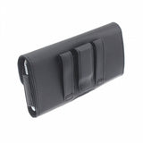 Leather Case Belt Clip Holster Cover - LCASE60 - Black - Fonus A04