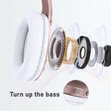 Wireless Headphones Foldable Headset w Mic Hands-free Earphones - ZDCM1