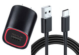 Fast Home Wall Charger 6ft Long Cable - USB-C - Turbo Charge - Fonus M94 977-1