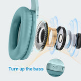 Wireless Headphones Foldable Headset w Mic Hands-free Earphones - ZDCM2