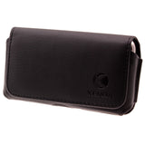 Leather Case Belt Clip Swivel Holster Cover - LCASE25 - Black - Xenda D61 45-1