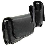 Leather Case Belt Clip Holster Cover - LCASE03 - Black - B03