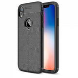 Ultra Slim TPU Leather Case Cover - Shock Absorbent - Black - Fonus L27