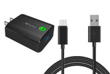 18W Fast Home Wall Charger 6ft USB-C Cable - QC3.0 - Turbo Charge - Fonus K51 972-1