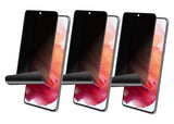 3 Pack Privacy Screen Protector TPU Film Fingerprint Works Anti-Peep Anti-Spy 3D Edge - ZD3Z21