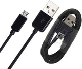 3ft Micro USB Cable Charger Cord - TPE - Black - Fonus B79 253-3