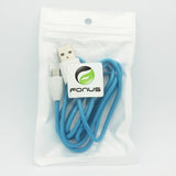 3ft Micro USB Cable Charger Cord - TPE - Blue - Fonus A44